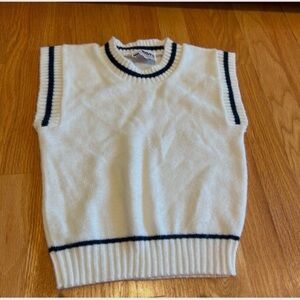 Vintage knitwaves youth vest unisex size 3t